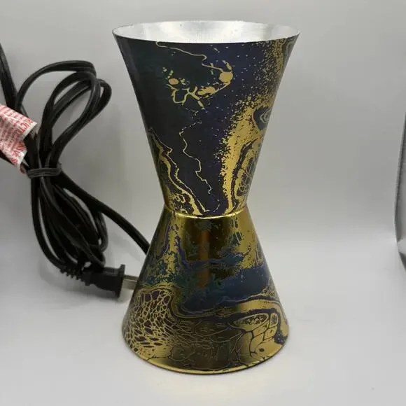 Lava The Original Marbleized Black Gold Replacement Base & Bulb Works Schylling - Picture 12 of 13